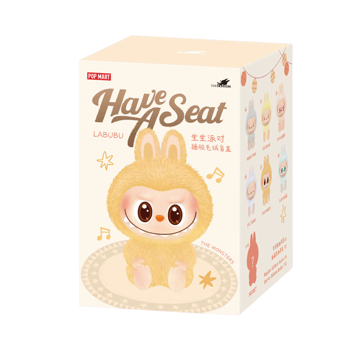 Pop Mart Labubu THE MONSTERS - Have a Seat Vinyl Plush Blind Box