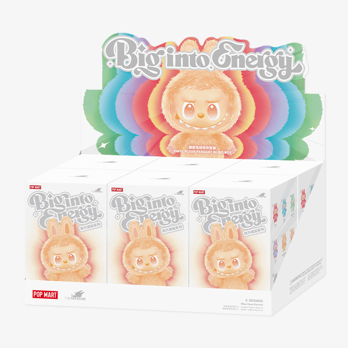 Pop Mart Labubu THE MONSTERS - Big into Energy Vinyl Plush Blind Box