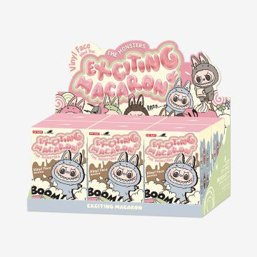 Pop Mart Labubu The Monsters - Exciting Macaron Vinyl Plush Blind Box