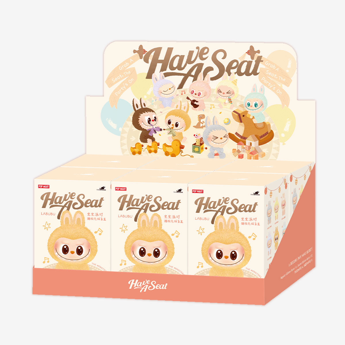 Pop Mart Labubu THE MONSTERS - Have a Seat Vinyl Plush Blind Box