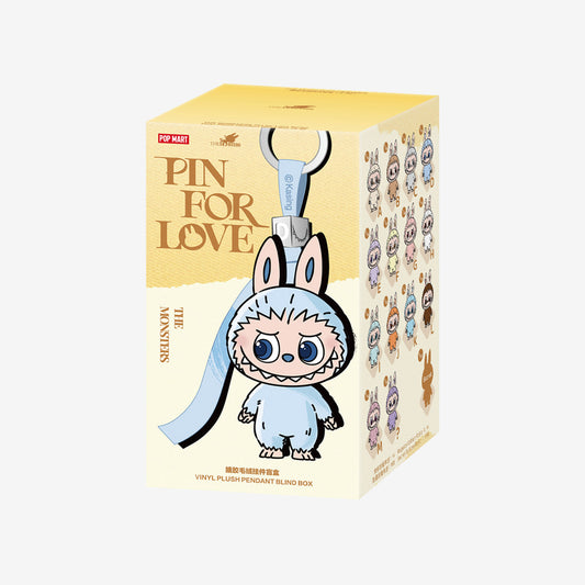 Popmart Labubu The Monsters Pin For Love  - Vinyl Plush Pendant blind box (A-M)